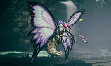 双子滝のボス「人面蝶」の画像